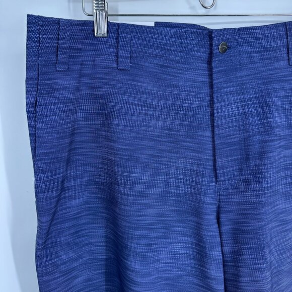 Callaway Performance Golf Shorts 40 Dri Fit Stretch Blue Marled Ball Pocket NWT - Picture 8 of 10